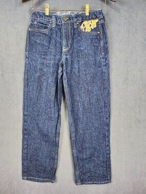 Ambush Nineth Hall Y2K Dragon Embroidered Loose Fit Jeans Teen Size 26
